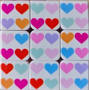 Colored Hearts pattern.