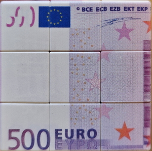 500 Euros Left pattern.