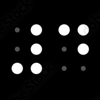 Braille 4 pattern.