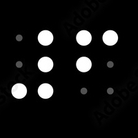 Braille 6 pattern.